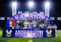 Turnamen Mini Soccer Piala Jhonlin dan Andifa : Satpol PP Damkar Juara 3, Peringkat 1 dan 2 Tim Tangguh