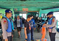 Pastikan Keamanan Pemudik, Polairud Banjarmasin Cek Alat Keselamatan Kapal Fery