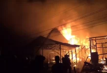 Diduga Gara-gara Kompor. Lima Rumah di Samarinda Ludes Terbakar