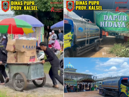 Buka Warung Gratis, Dinas PUPR Kalsel Layani Jemaah Haul Datu Kelampayan