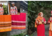 Viral, Baju Lebaran dari Handuk dan Motif Kaleng Biskuit