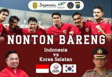 Malam ini Nonbar Timnas U-23 Indonesia vs Korea di Pemko Banjarmasin