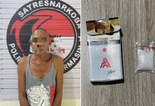 Pria di Gang ODI Teluk Tiram Ditangkap Miliki Paket Sabu 4,8 Gram