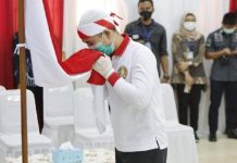 Puluhan Napi Teroris Cium Merah Putih Ikrarkan Sumpah Setia kepada NKRI