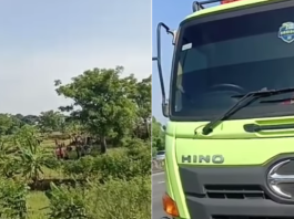Sopir Hino Tewas Tergantung di Pohon Sekitar Rest Area Jalan Tol