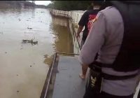 Satpolairud Datangi TKP Diduga Korban Tenggelam di Siring Pasar Lama