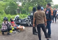 Pasutri Rombongan Motor Harley Tewas Kecelakaan di Pantura Probolinggo