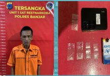 Pakai Sabu, Warga Bati-Bati Diamankan Satresnarkoba Polres Banjar
