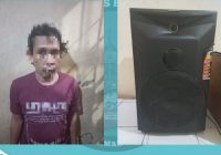 Pencuri Speaker di TK Pembina Jalan Menteri 4 Diringkus Polisi