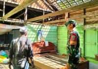 Dua Rumah di Beruntung Baru Rusak Akibat Puting Beliung