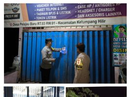 Anggota Polsek Kelumpang Hilir Kotabaru Tetap Giat Patroli Pemukiman Warga Demi Keamanan Setelah Lebaran
