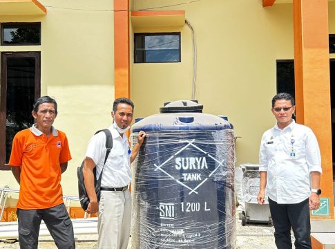 BPBD Banjar Terima Hibah Tandon Air