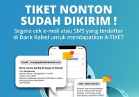 Bank Kalsel Bagikan Tiket Nonton Gratis