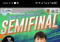 Nonbar Semifinal Timnas U-23 Indonesia vs Uzbekistan di Lapangan Murjani Banjarbaru