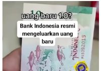 Viral Uang Baru Rp 1 Dipastikan Hoaks