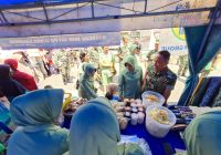 Sambut Hari Raya Idul Fitri 1445 H dan Bantu Tekan Lonjakan Harga, Korem 101/Antasari Gelar Bazar Murah