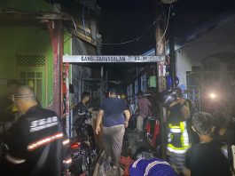 Breaking News, Api Kembali Berkobar di Gang Darussalam Kawasan Pekapuran A