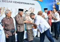 Halal Bihalal Dengan Jajarannya, Menteri PUPR Ingatkan Ini Pada Seluruh Pejabat dan Karyawan