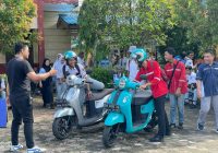 FYP Yamaha Hadir di SMKN 5 Banjarmasin, Akbar Senang Bisa Coba Langsung Fazzio dan Grand Filano