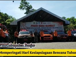 Peringati Hari Kesiapsiagaan Bencana, BPBD Banjar Gelar Parade