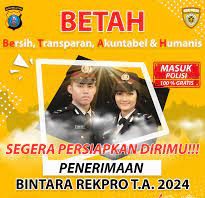 Polri Buka penerimaan Terpadu Tahun Anggaran 2024, Simak Informasi Lengkapnya di Sini: