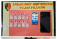 Sempat Lolos dari Sergapan Petugas, Pengedar Narkoba ini Berhasil Dibekuk Jajaran Polsek Pelaihari di Angsau