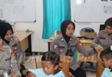 Rombongan Polwan Datangi Bocah Viral 'Nangis Kelaparan' Bojonggede
