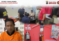 Polairud Polres Tanah Bumbu Ringkus Pengedar Narkoba di Pesisir Muara Satui