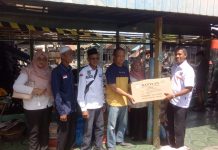 BPBD Banjar Bawa Bantuan Logistik untuk Korban Kebakaran di Banua Anyar Danau Salak