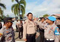 Usai Apel Pagi Seluruh Personel Polres Tabalong Mendadak Diperiksa Sipropam