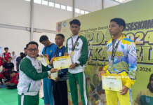 Tim Pencak Silat Balangan Borong 6 Medali, 2 Emas dan 4 Perunggu