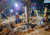 Update Perbaikan Pipa PAM di Soetoyo S, Tim Temukan Titik Bocor, Estimasi Selesai Jumat Subuh