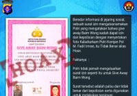 Polri Tegaskan Tak Beri Izin 'Give Away Baim Wong'