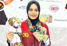 Polwan Polres Banjar Raih 3 Medali di Kejuaraan Taekwondo Tingkat Nasional