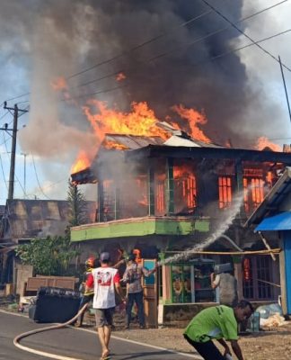 Kebakaran di Danau Salak, Api Sudah Dikuasai