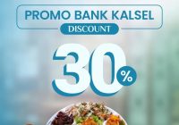 Diskon 30 Persen Bagi Pengguna ATM Bank Kalsel di Restoran ini