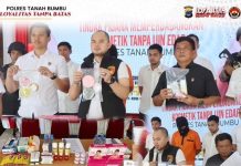 Diduga Jual Kosmetik Ilegal, Toko Habib Ell Digerebek Polres Tanah Bumbu