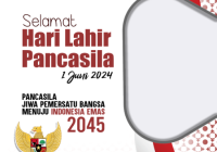1 Juni Hari Pancasila, Pilihan Twibbon Menarik untuk Dipasang Sosial Media