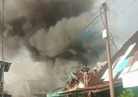 Api Berkobar di Pekapuran B Laut Hanguskan Bangunan Warga
