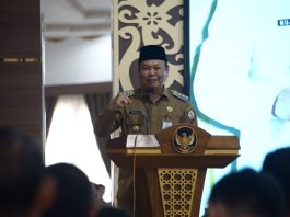Paripurna DPRD Barito Kuala, Mujiyat Sampaikan LKPJ dan  Tanggapi 2 Raperda Inisiatif Legislatif