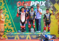 Pembalap Yamaha Aditama (STSJ Kaltim) Sabian Fathul  Jawara Oneprix Round 2 2024