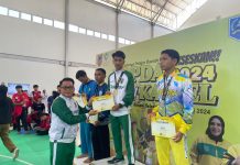 POPDA 2024, Atlet Pencak Silat Balangan Aril Saputra Raih Medali Emas