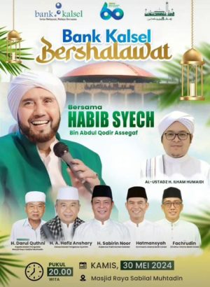Bank Kalsel Gelar Banua Bershalawat Bersama Habib Syech