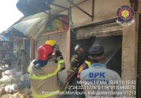 Rugi Puluhan Juta, Toko H. Husni di Martapura Hangus Diamuk Api