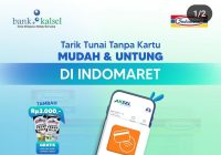 Promo Menarik Bagi Nasabah Bank Kalsel yang Tarik Tunai di Indomaret