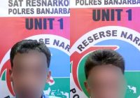 Miliki Narkoba, TR dan HN Diringkus di Banjarbaru dan Astambul