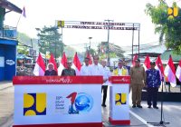 Presiden Jokowi Resmikan 5 Ruas Inpres Jalan Daerah