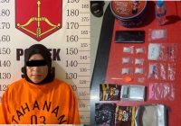 Edarkan Sabu dan Ekstasi, Perempuan Berhijab Ditangkap Polisi