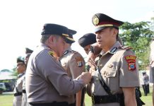Gelar Upacara Sertijab, Polres Banjarbaru Rotasi Sejumlah Perwira