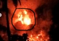 Heboh di Media Sosial, Api Erupsi Gunung Ruang Membentuk Lafaz Allah